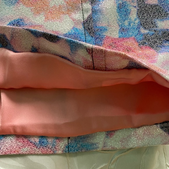 Nasty Gal Go With The Floral Shine Skirt Size Medium M - Picture 8 of 8